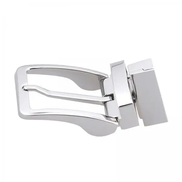 Mens Reversible Belt Buckle 3.5cm Classic Metal Pin Replacement for Casual Business Leather Belts Accessories