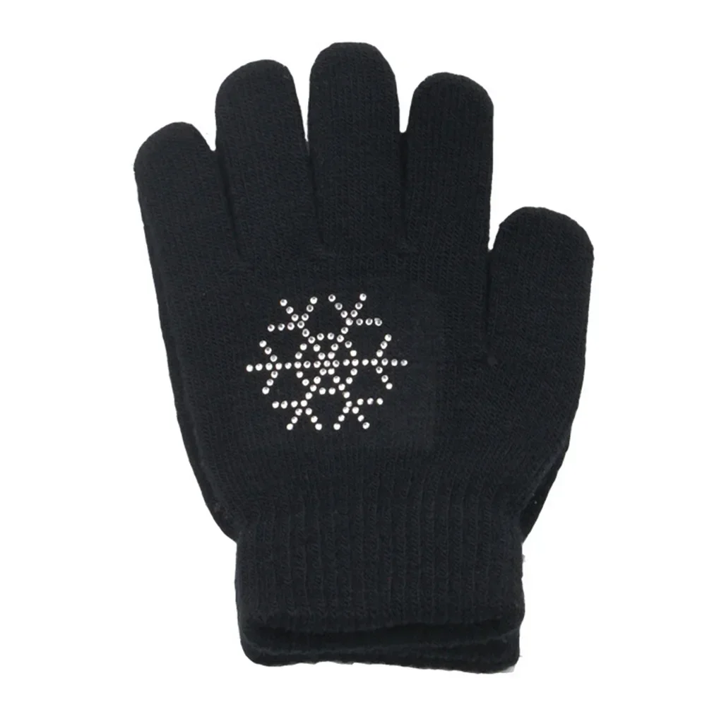 Figure Skating Gloves Skating Gloves Non-slip Winter Warm Stretch Glove Children Figure Skating Gloves Winter Sports Equipment