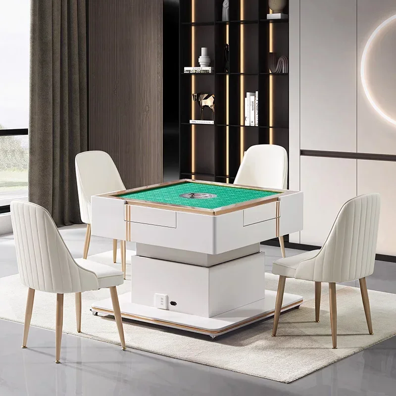 Table Dining Table Integrated Multifunctional Mahjong Machine Dining Table Household Mute Machine Dual-Purpose Electric