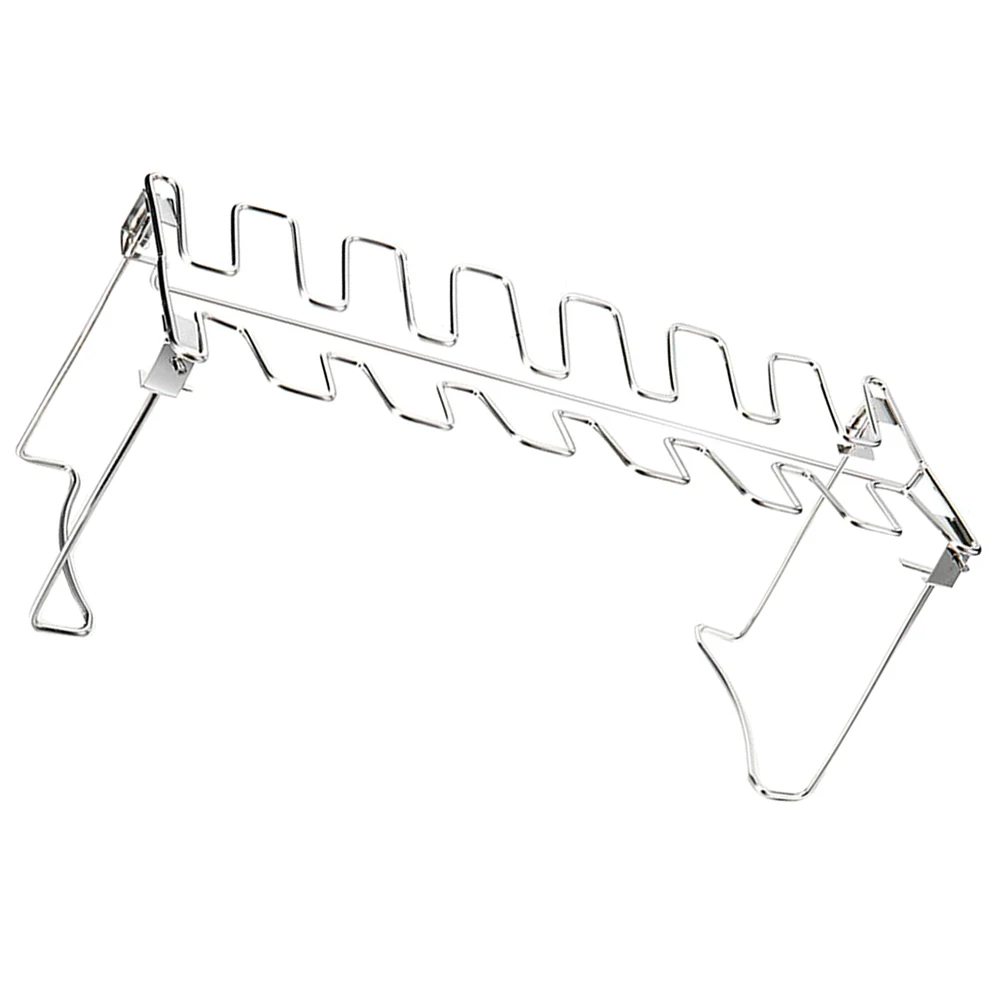 

Portable BBQ Grill Stainless Steel Folding Barbecue Rack Large Capacity Mini Tools Camping Fishing Outdoor Patio Safe Durable