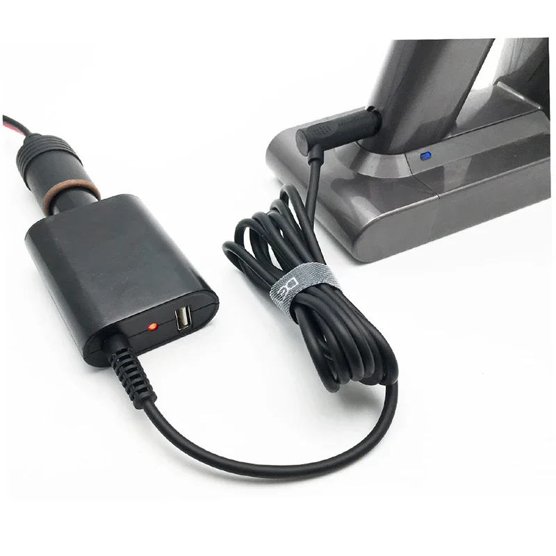 Car charger Cleaner High quality Power For Dyson V6 V8 DC59 DC62 Vacuum Parts 35W Adapter 1.8m DC 12-24V 1Pcs 2019 Pro