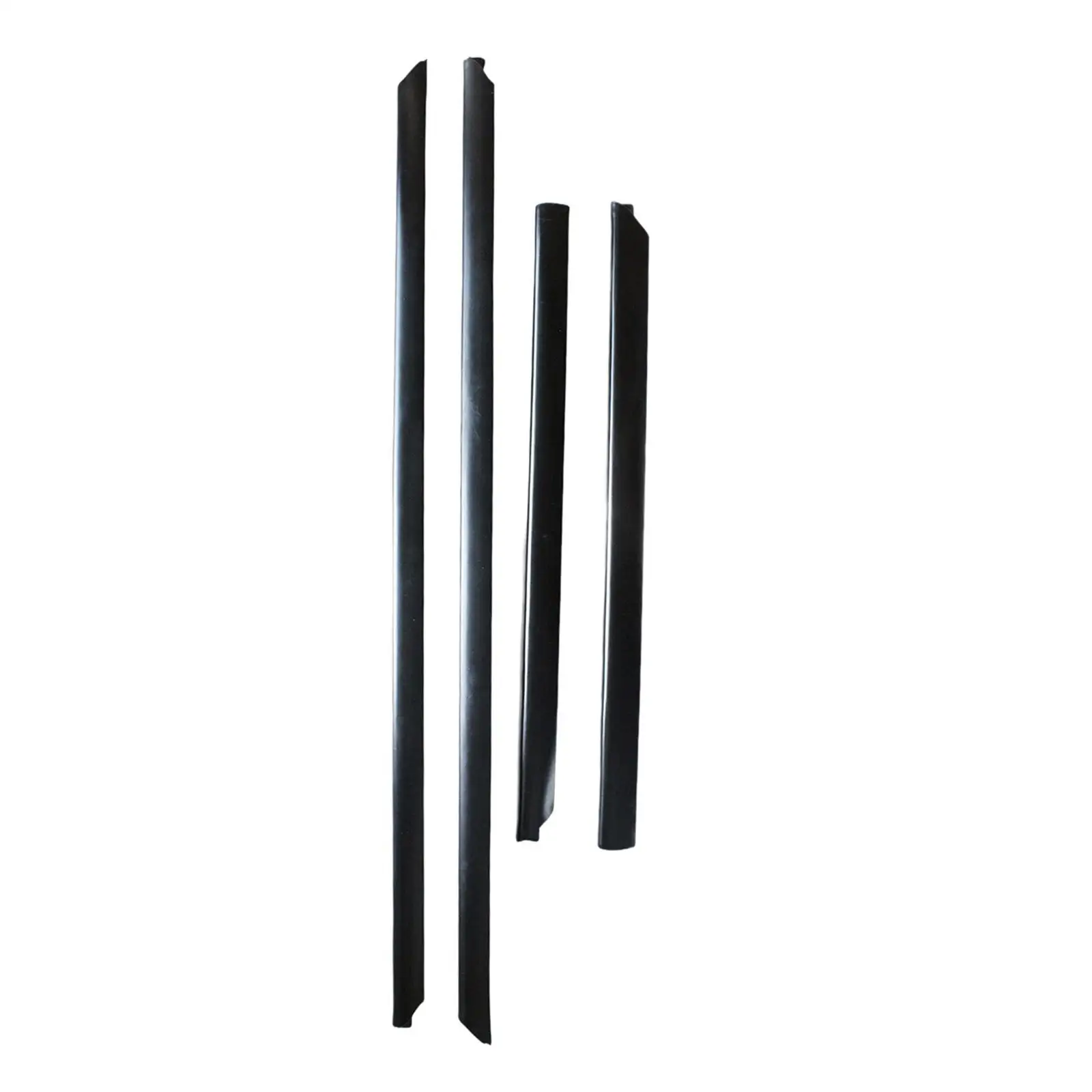 Set of 4 Car Door Trim Strips for A4 B5 Easy to Fit Rubber Protection