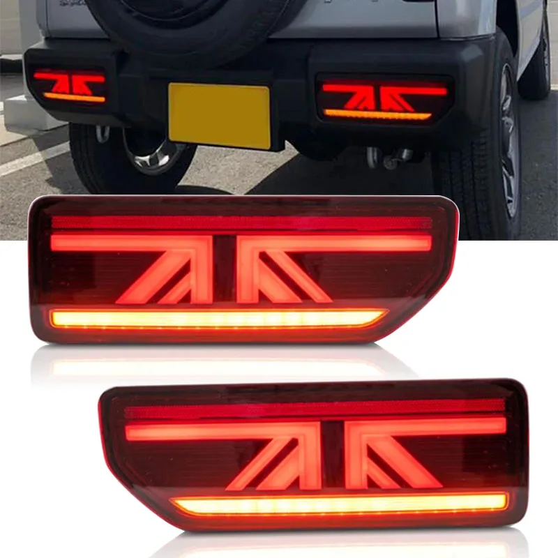 

Taillights For SUZUKI JIMNY 2018 LED DRL Animation Breathing Dynamic Moving Turn Signal Brake Light Rear Lamp Auto Assembly