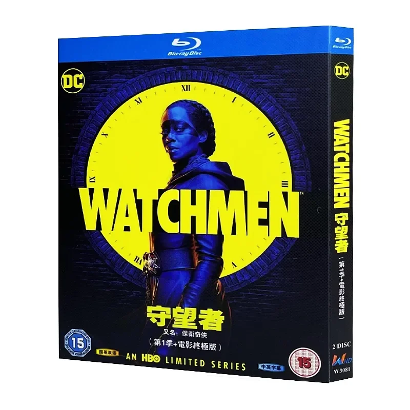 

Blu-ray Ultra HD American TV Series Watchmen Defender Season 1 Plus Movie Edition BD Disc Box