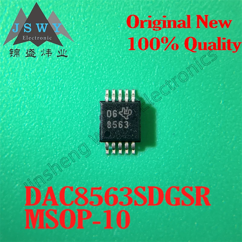 

(1/5PCS) DAC8563SDGSR MSOP-10 DAC8563/Dual Channel 16-bit Digital to Analog Conversion Chip DAC/New Original Spot Electronics