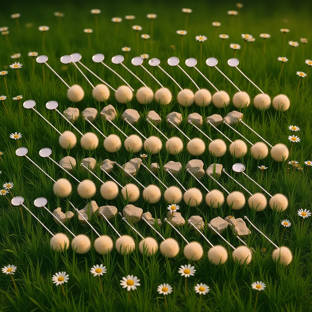 

100Pcs Leathercraft Wool Daubers Iron Handle Dye Wool Ball Applicator Manual Tool for Dyeing Crafting Dye Tools