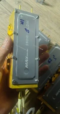 Second-hand disassembly laser pump DIY modified special water-cooled plate fiber SMA905 laser head