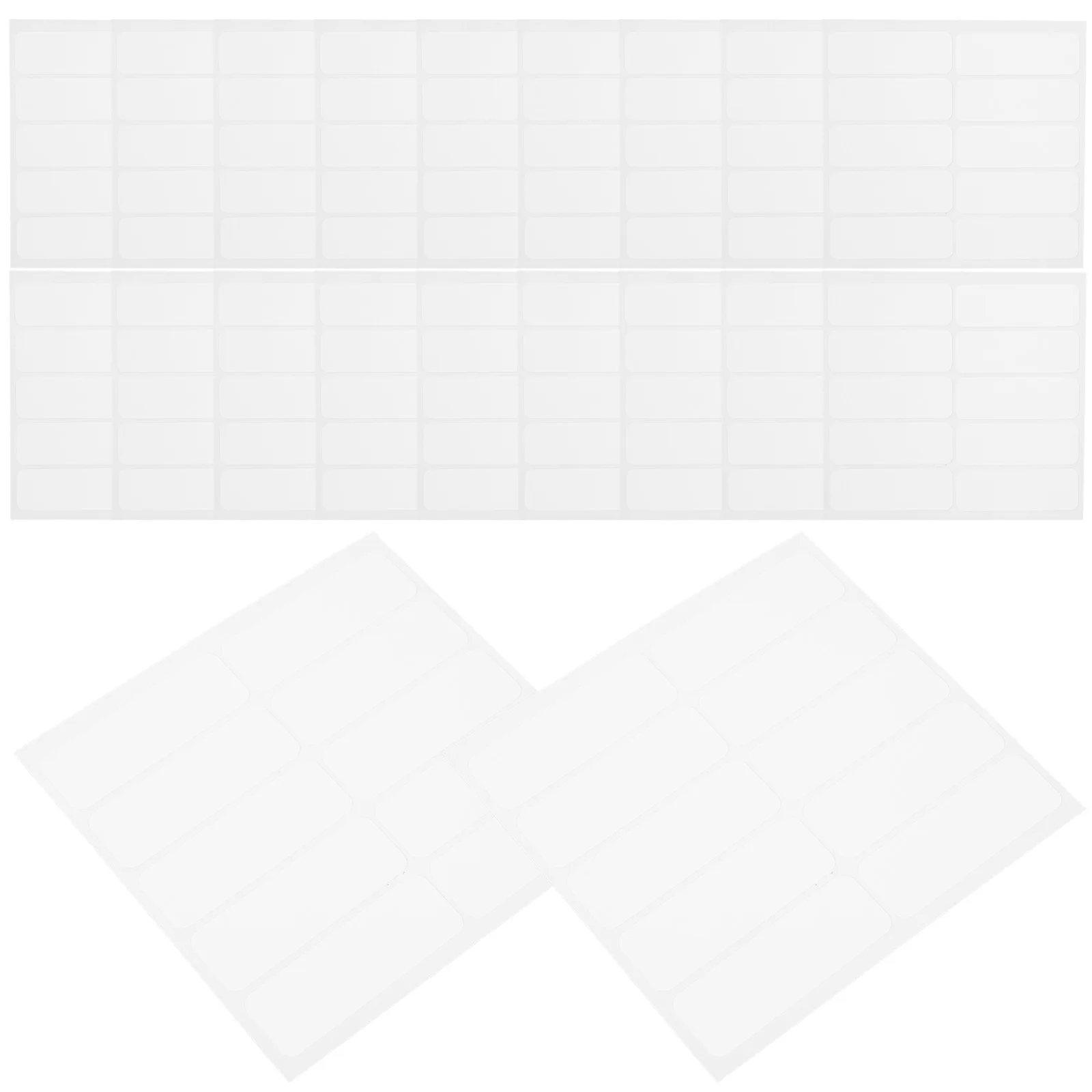 

120 Pcs Clothing Tags Labels for Adhesive Clothes Stickers White Marker Child