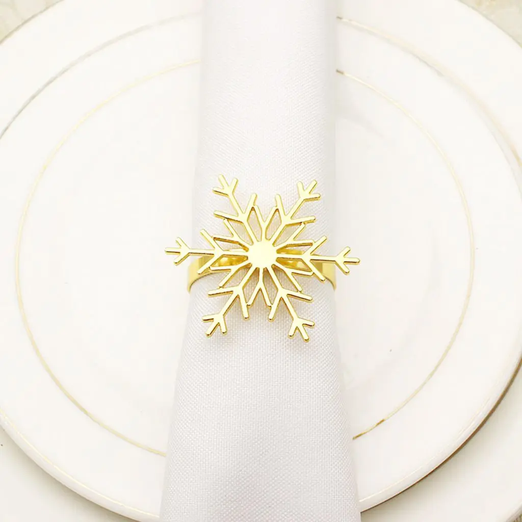 

Золотые многоразовые держатели для салфеток на Рождество, вечеринку, свадьбу, серебристые держатели для салфеток, большие рождественские принадлежности, декор стола, пряжка для салфеток, кольцо для салфеток