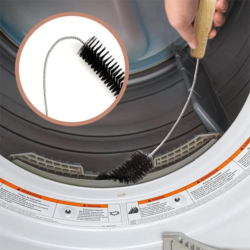 27 Inch Dryer Vent Cleaner Long Flexible Lint Remover Brush Refrigerator Coil Brush Cleaning Supplies