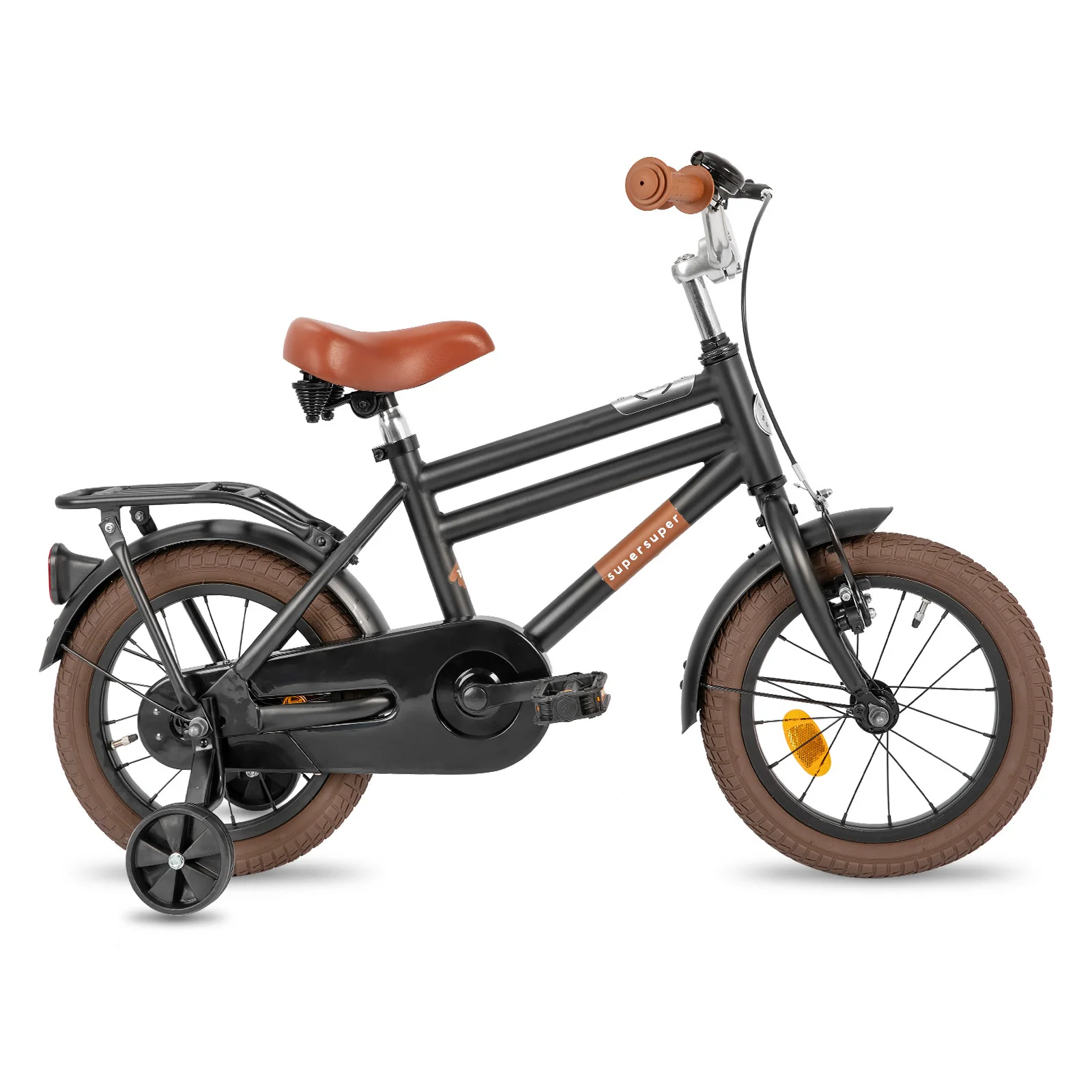 JOYSTAR Cooper Bicicleta para niños 12 14 16 18 20 pulgadas Bicicleta para niños con ruedas de entrenamiento Bicicleta para niños de 2 a 12 años Negro