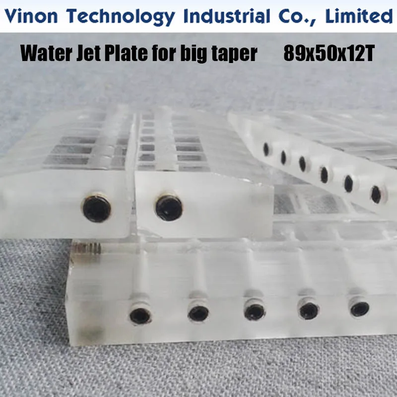 Baoma Big Taper Water Jet Plate L89xW50x12Tmm for Wire Cut EDM Machine. Water plate of wire cutting machine