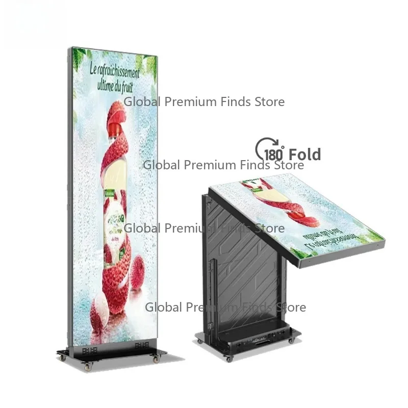 

Portable Indoor Full Color Poster LED Display P2.5 Floor Standing Digital Screen SDK Poster LED Screen NovaLCT for advertisement