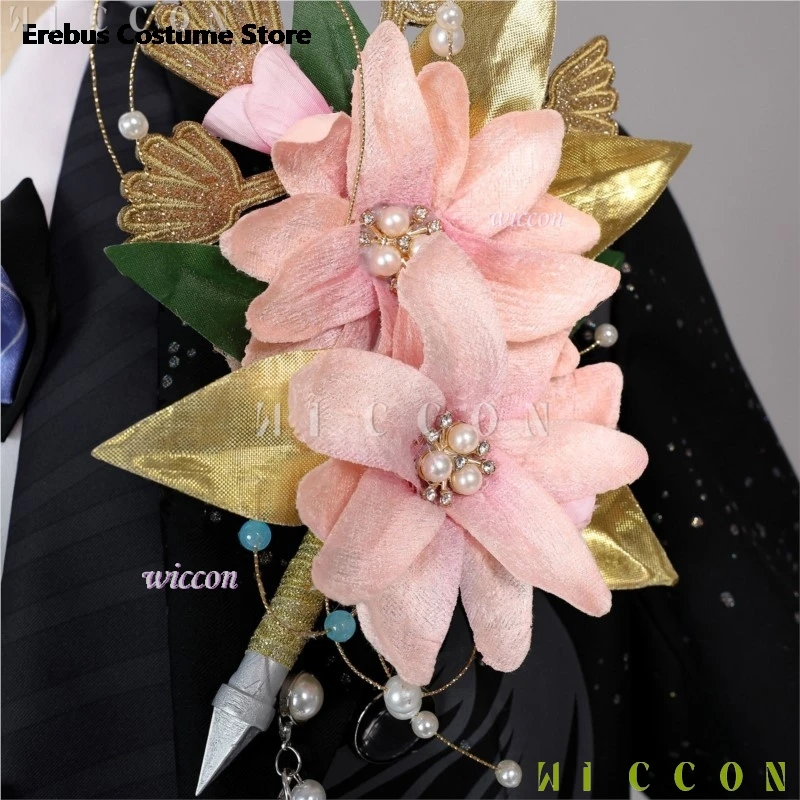 هالوين تأثيري الحب و Deepspace Caleb تأثيري بدلة الزفاف DAA الطيار أنيمي العريس الزي النساء أنيمي الملابس #6