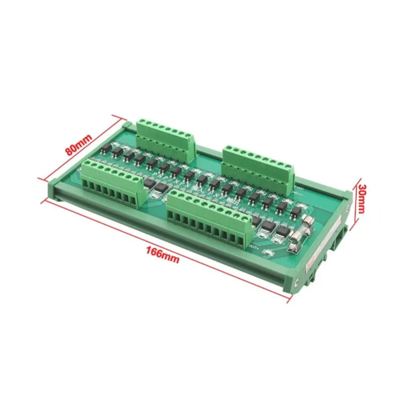16 Channels PLC Amplifier Board Isolation NPN/PNP Universal Input PNP or NPN Output Isolation Board Relay Module Controller