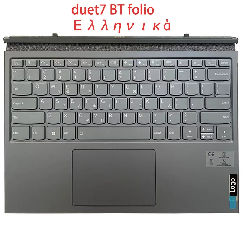 New KO Thai Greece Korea Tablet Keyboard For Lenovo Duet 7 BT Folio Yoga Duet IML 2020 Tablet 2-in-1 Original US Layout Taiwan