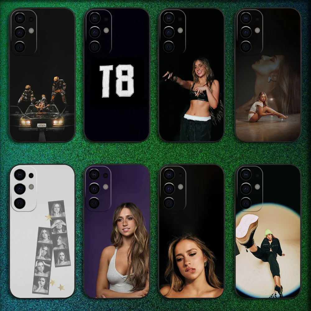 

Singer T-Tate McRae Phone Case For Samsung S25,S24,S21,S22,S23,S30,Ultra,S20,Plus,Fe,Lite,Note,10,9,5G Black Cover