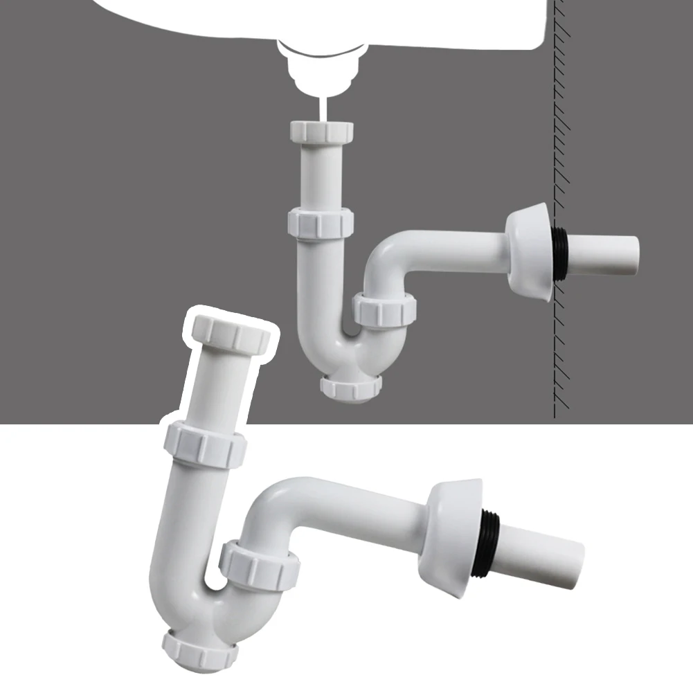 Efficient Drainage 32mm Drain Pipe 1.5mm Thickness Boiling Water Resistance Effective Clog Prevention Design As Shown