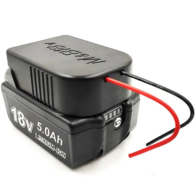 BNVN-5X Adapter For & 18V Battery Power Mount Connector Adapter Dock Holder With 12 Awg Wires Adapter
