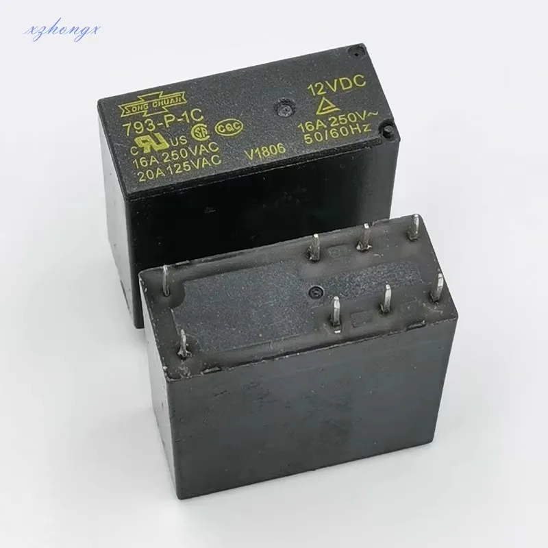 12VDC Relay 793-P-1C Single Pole Single Throw SPST Non-latching for Electronic Applications