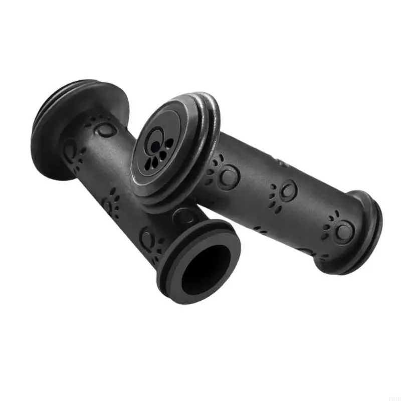 

Comfortable Rubber Bike Handlebar Grips Bike Handle Grip 10cm for Kids Tricycle P31B