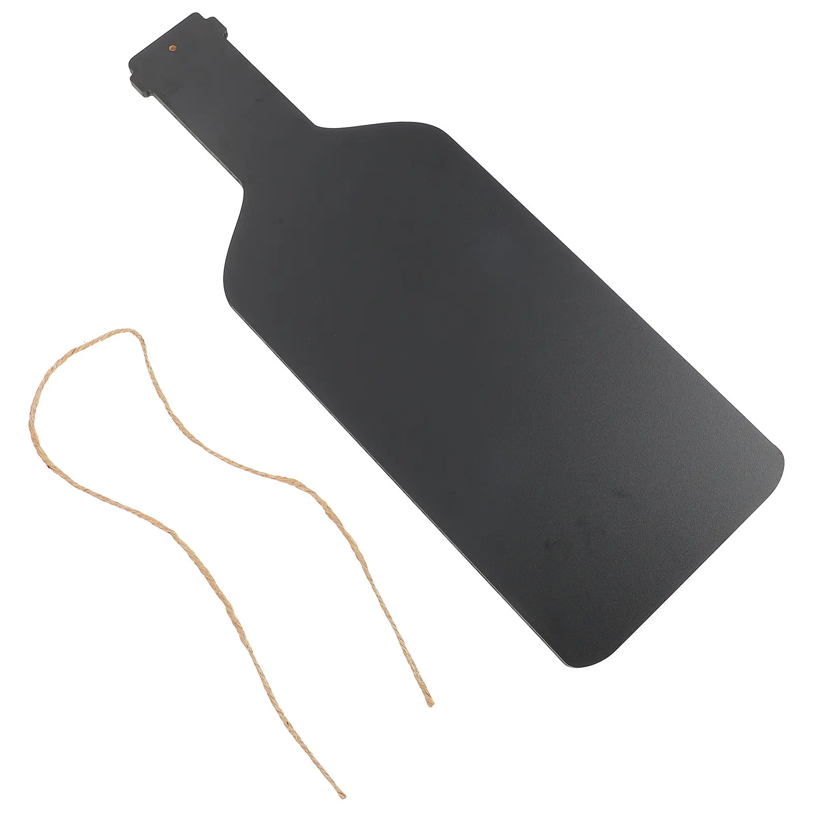 

Mini Wine Bottle Blackboards Hanging Wooden Chalkboard Message Board Sign for Coffee Shop Restaurant Decor Message Blackboard