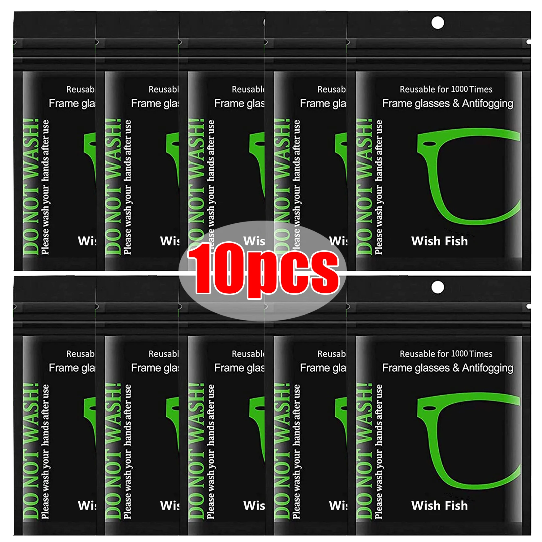 10Pcs Reusable Anti-Fog แว่นตาผ้าเช็ดแว่น Suede Pre-Moistened เลนส์ Antifog ผ้า Defogger แว่นตาเช็ดแว่นตากันแดดป้องกัน fogging