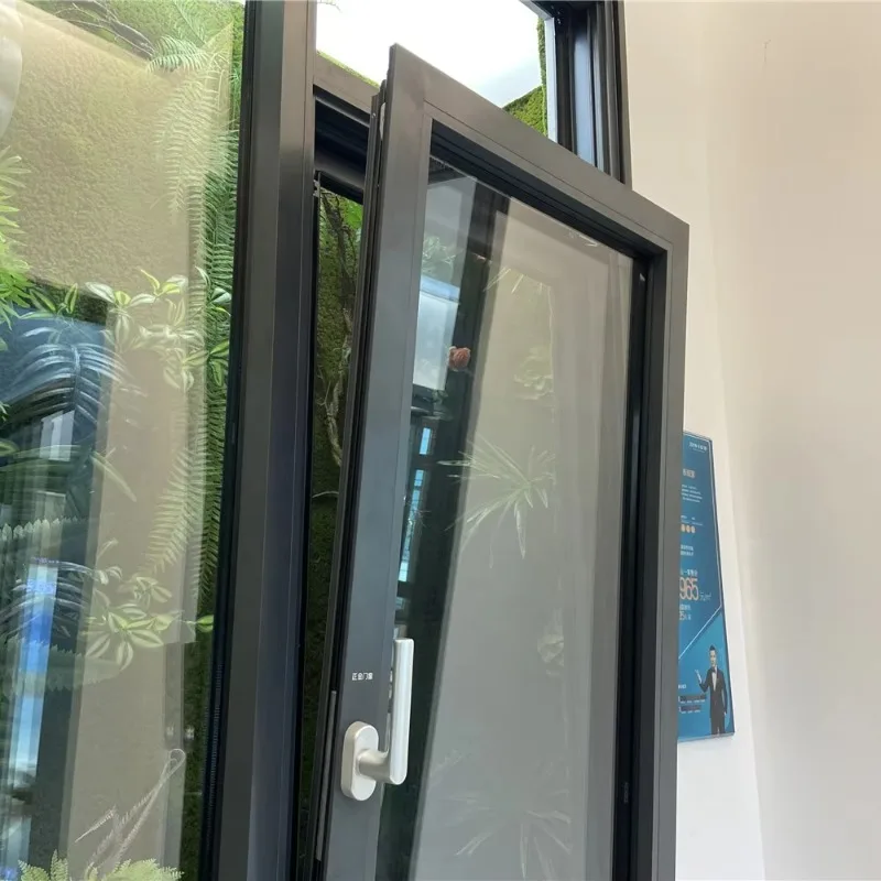 Casement Window Customized Standard Aluminum Windows Hurricane Impact Double Tempered Glass Thermal Break Casement Window