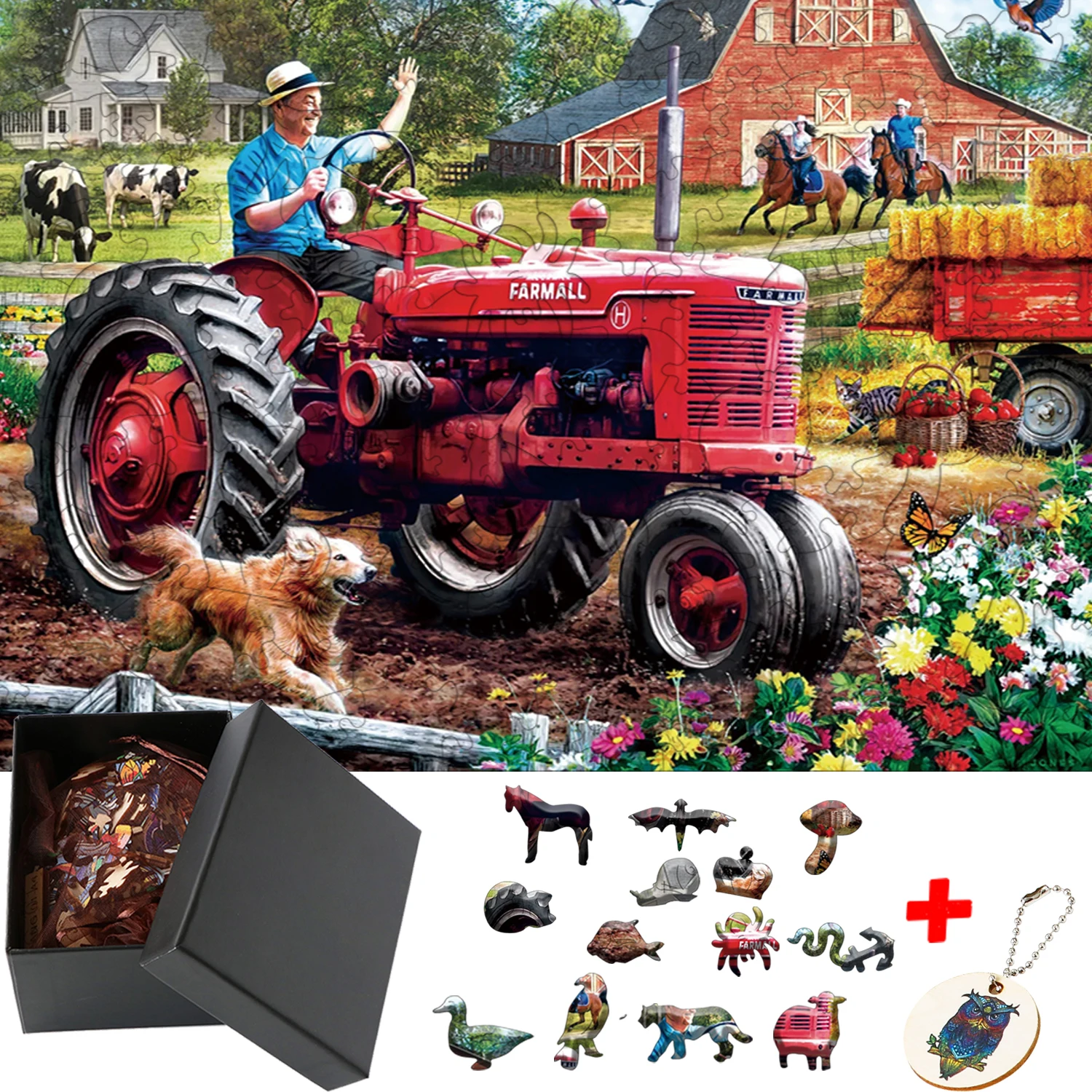 

DIY Crafts Board Games for Children Model Kit for Adults Kid Puzzl Toy Brain Teaser Educational Toys Kids Puzzle Animals Wood