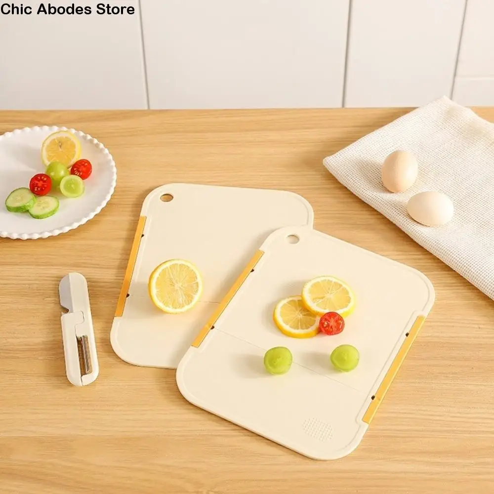 

Портативная складная разделочная доска, пищевая пластиковая кухонная разделочная доска, нескользящая доска для детского питания, приготовление детского питания