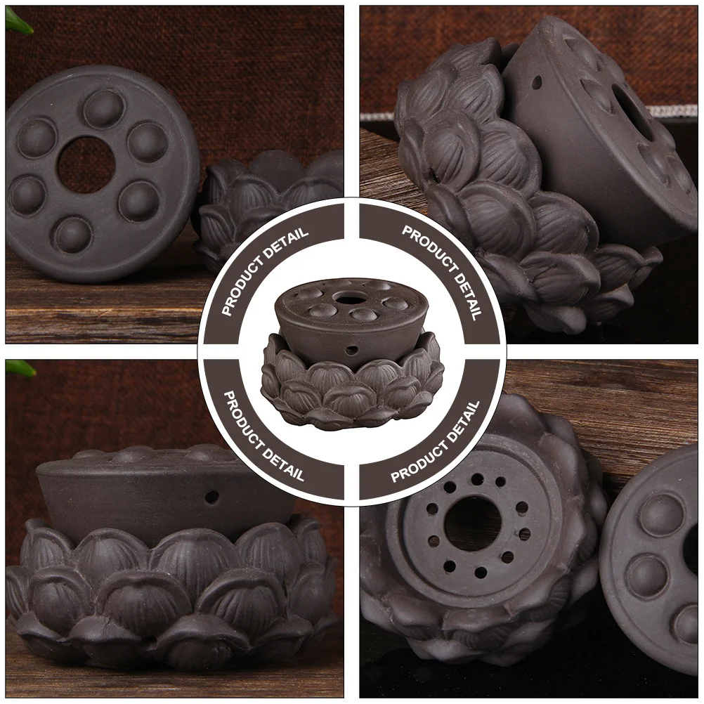 

1Pcs Premium Moxibustion Tool Body Care Massage Durable Purple Sand Hot Compress Ergonomic Design Portable Home Outdoor Use