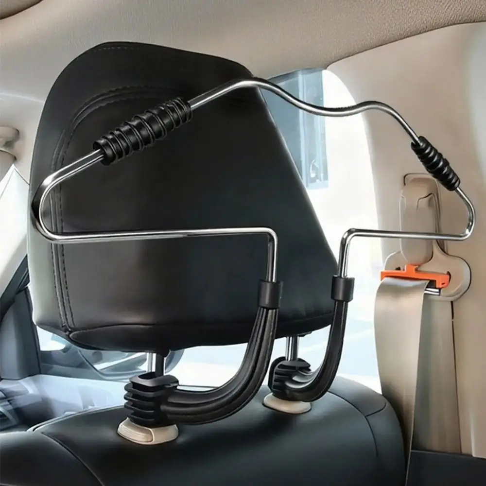 

Регулируемая автомобильная вешалка для одежды, телескопическая, из нержавеющей стали, для грузовиков, органайзер для автомобиля, вешалка для одежды в машину