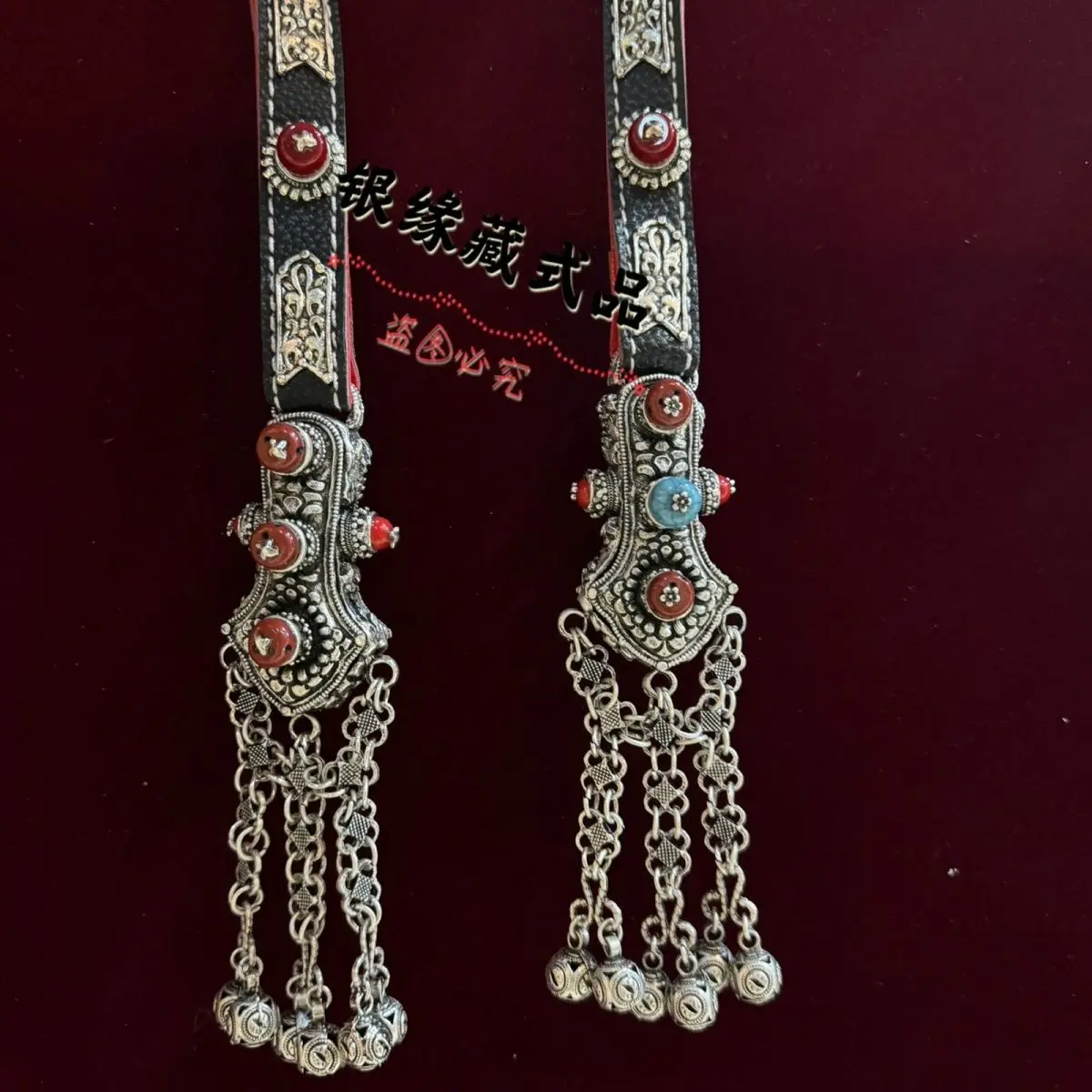 

New Tibetan pendant, copper alloy silver-plated waist chain, men's and women's jewelry.