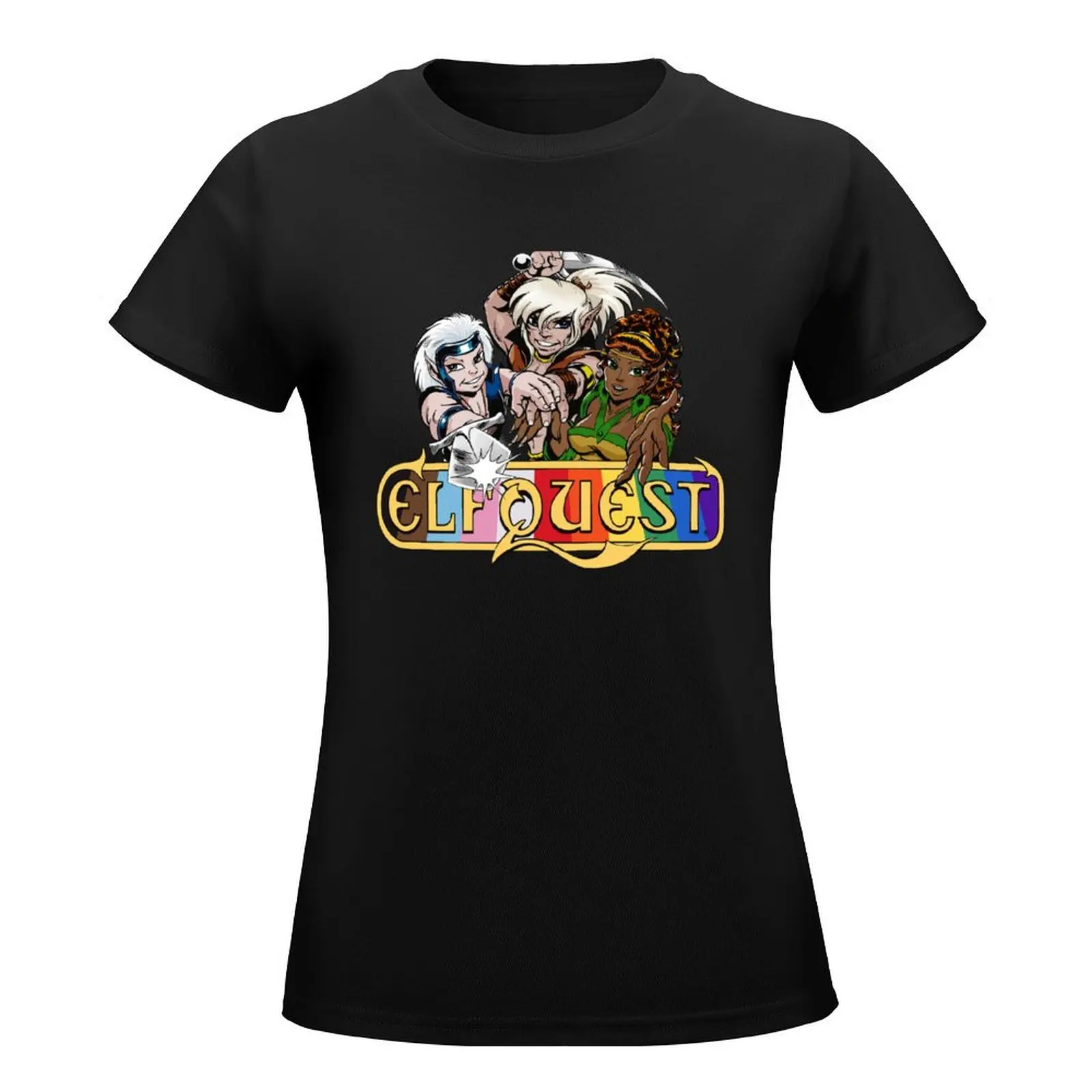 ElfQuest Pride II T-Shirt graphics plus size tops anime clothes Womens clothing