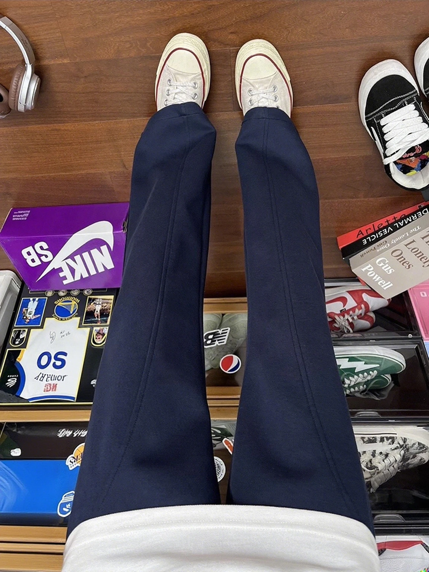 

Slimming Straight Leg Running Fitn Sports Pants Men's Autumn Heavyweight Casual Trousers Youthful Vitali Plain Color