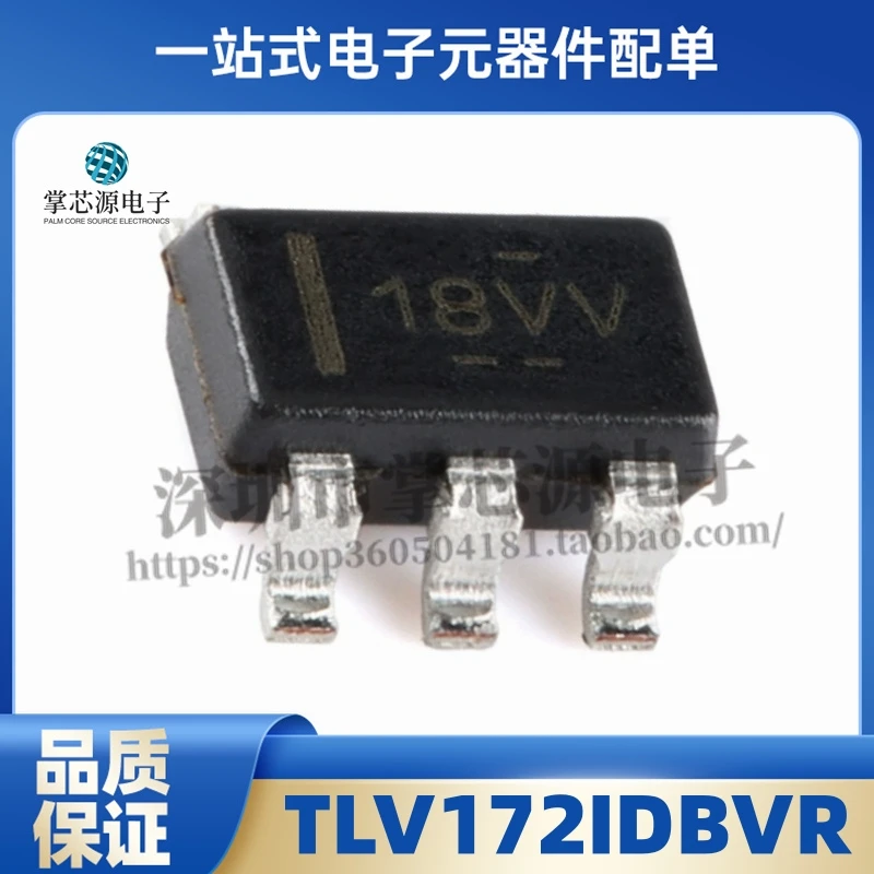 Newly imported TLV172IDBVR TLV172IDBVT silk screen 18VV SOT-23-5 operational amplifier