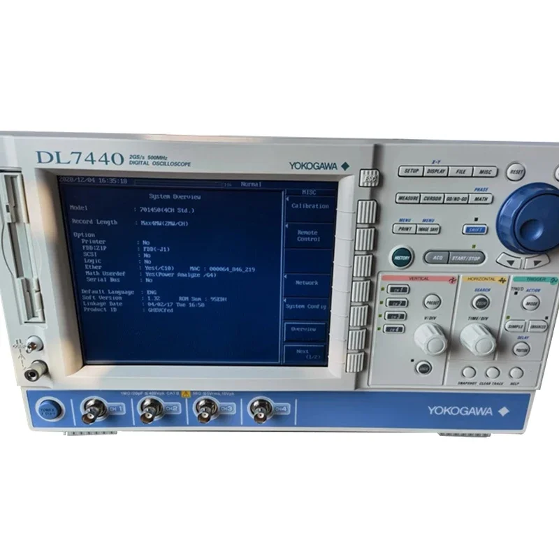 

YOKOGAWA DL7440 Digital Oscilloscope 1 - 10 GHz 4 6 Or 8 Channels