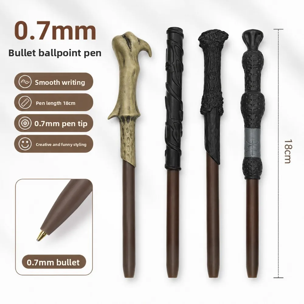 Harry Potter wand ballpoint pen magic wizard wand ballpoint pen novelty stationery gift fans collect school office supplies. - view 2