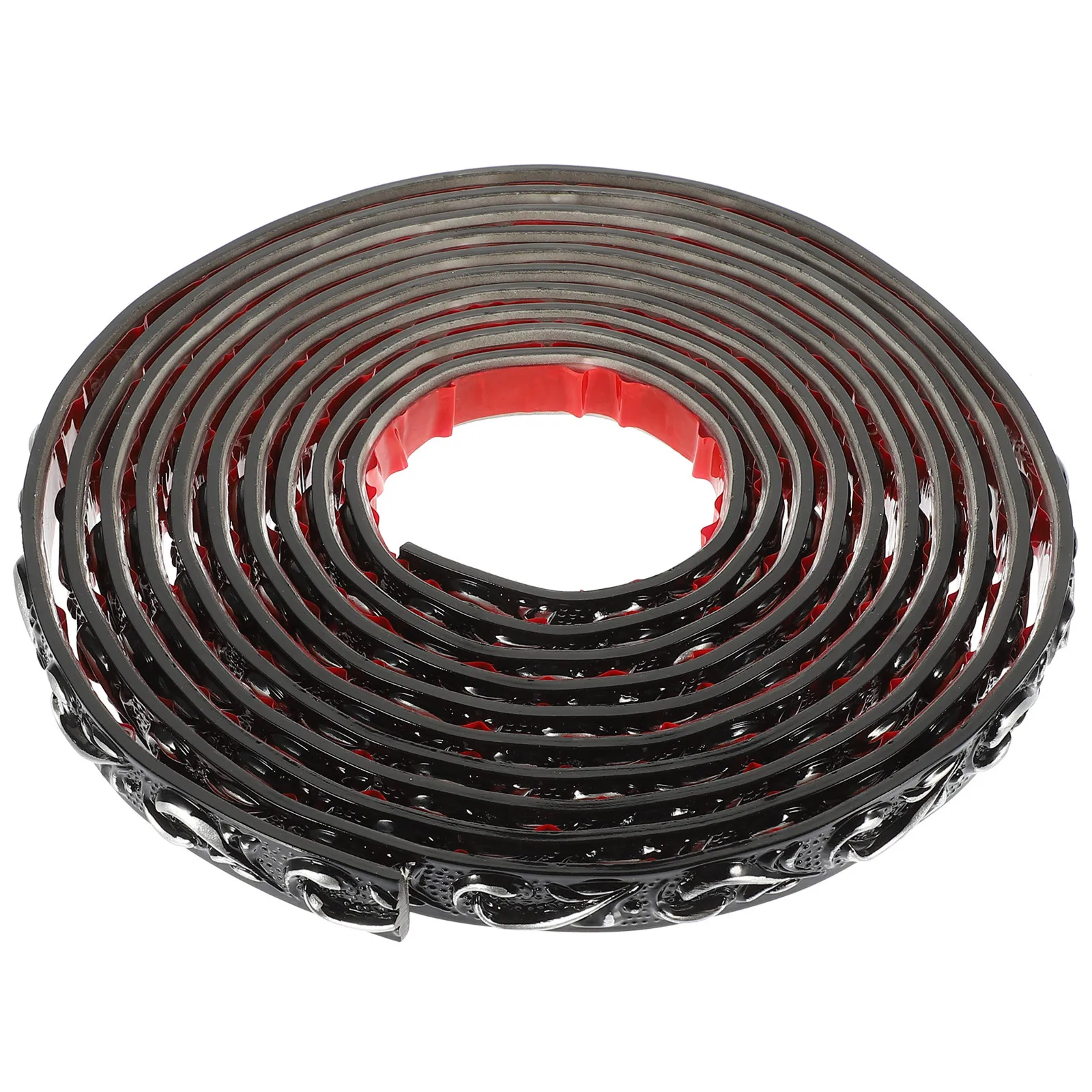 1 rol zelfklevende decoratieve sierstrip PVC flexibele muur hoeklijst Peel Stick Edge voor plafondspiegel achtergrondmuur