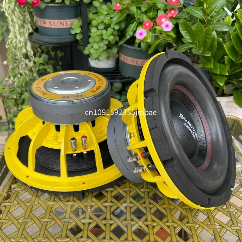 Dual Magnetic Double Voice Coil Long Stroke 10 Inch 12 Inch 15 Inch Subwoofer Speaker Overweight Woofer In Stock in stock