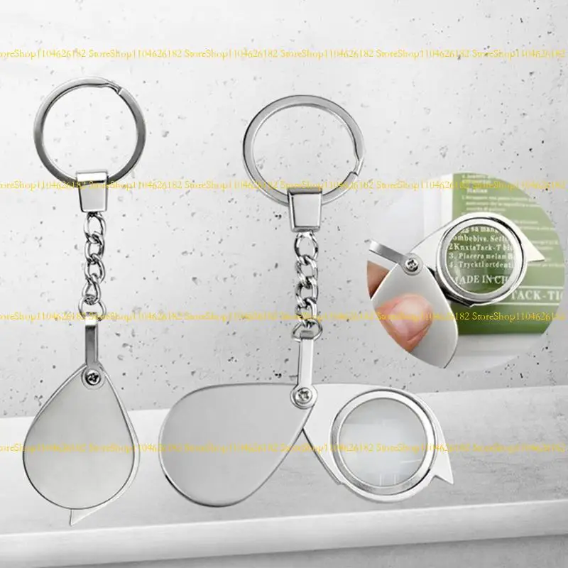

Q2Q4 Multipurpose 20X Keychains Magnifier, Optical Grade Lens for Senior and Craft Man Lens Glass