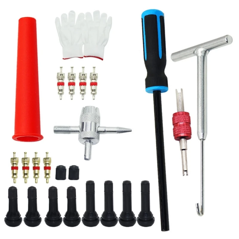 N5KD Threaded-End Tire Stem Tool Stem Puller Tool for Removal and Routine Upkeep