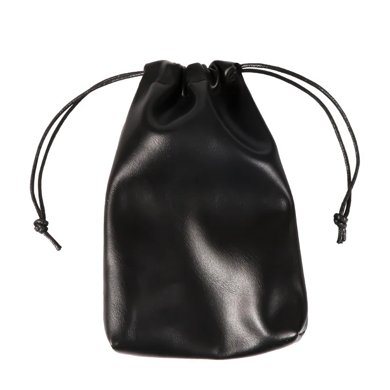 PU Drawstring pocket storage bag for smoking pipe cigar lighters accessories Pull rope pocket camping
