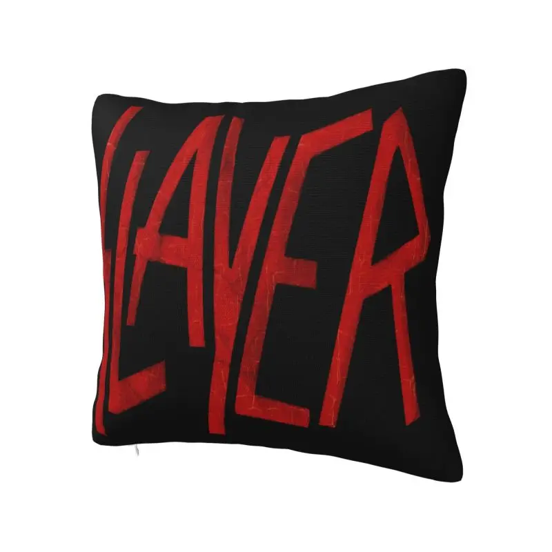 Nordic Slayers Letter Cushion Cover Soft Heavy Metal Pillow Case for Living Room