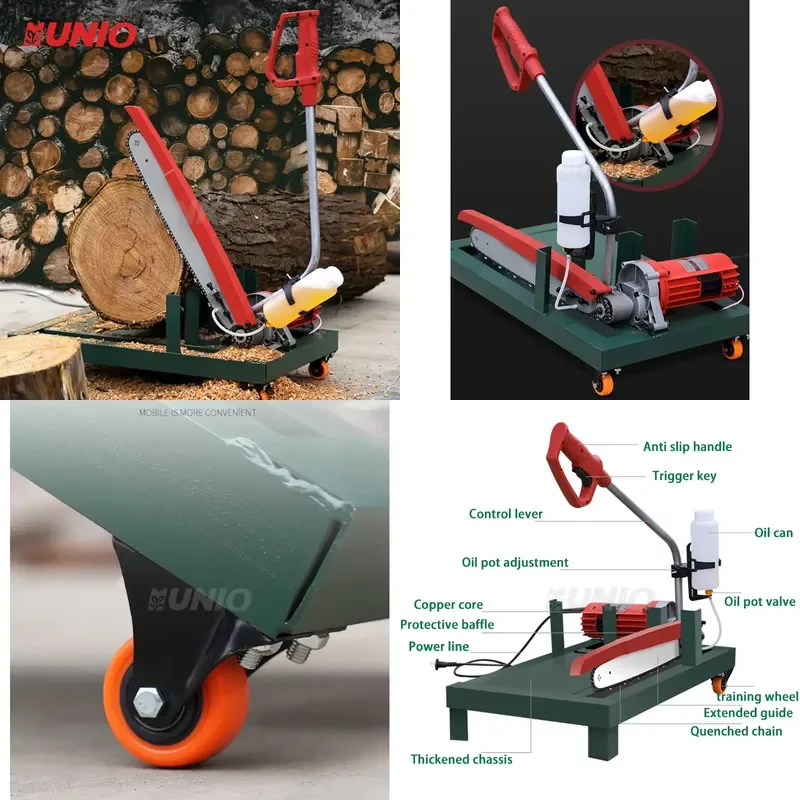 SFW Certificate Transform Your Woodworking Projects 16-Inch Horizontal Frame Saw 2850W-4275W Electric Wood Saw Built for