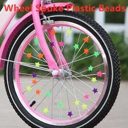 36Pcs/Set New Bicycle Wheel Spoke Plastic Beads Multi Color Children Clips Decoration Bike Cycling Accessories Kids Gifts Bikes