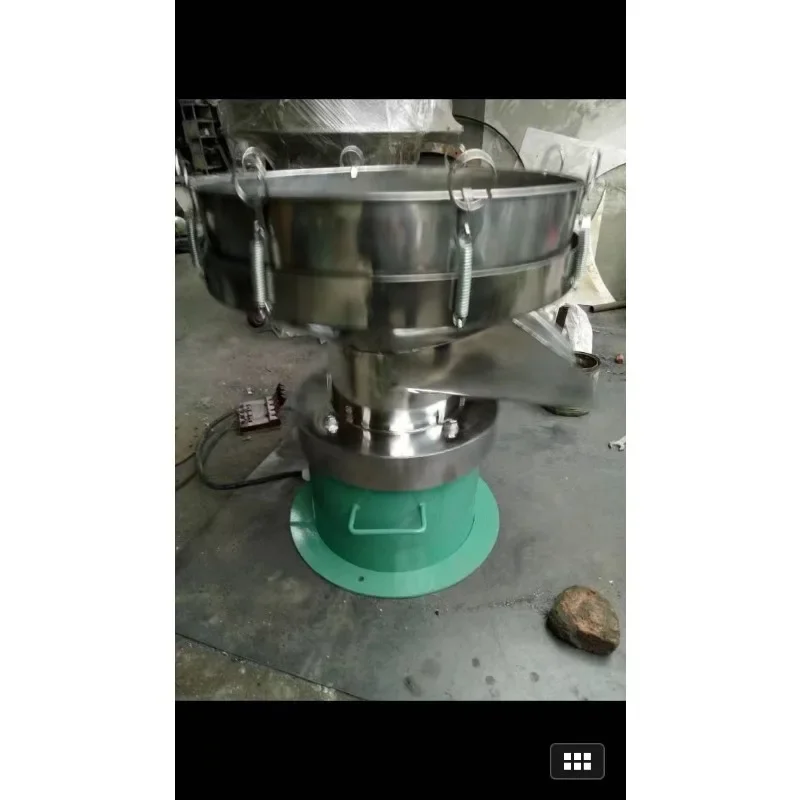 Large industrial vibration screening powder machine, soy milk slag machine
