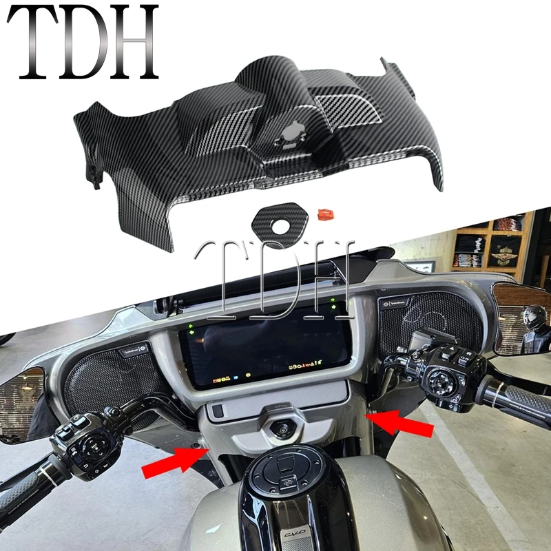 

Frame Neck Cowl Motorcycle Accessories Inner Fairing Skirt Panel Dash Cover For Harley Street Glide CVO 121 FLHXSE FLHX FLHXU