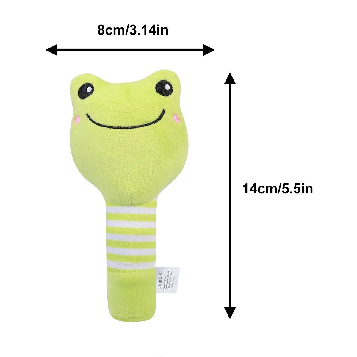 شكل حيوان حشرجة الموت الطفل الرضيع استرضاء سرير الطفل معلقة ألعوبة تعليمية لينة عصا صار