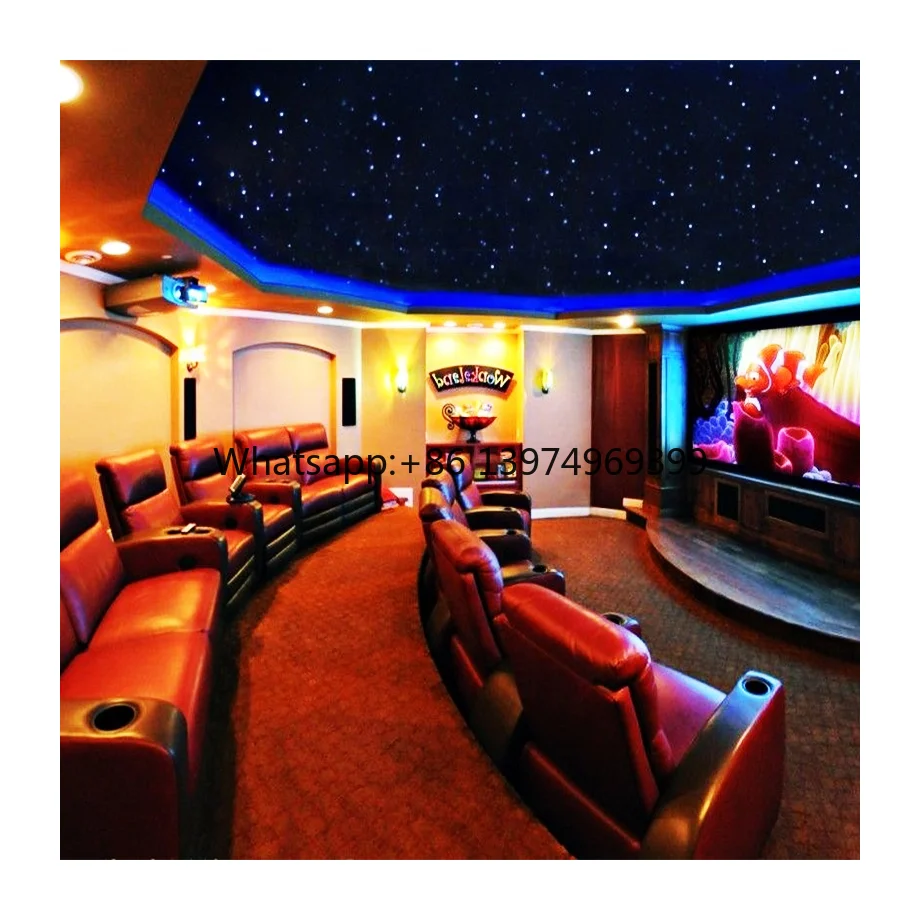 Finished Starlight Ceiling Panels Fiber Optic Lights Star Ceiling Standard Panels for Star Light RGB Effect